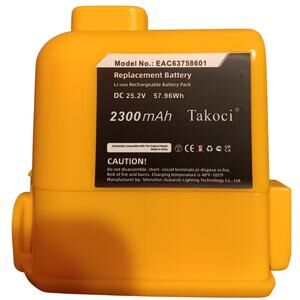 Takoci 2300mAh 57.96Wh Li-ion Rechargeable Replacement Battery Pack EAC63758601